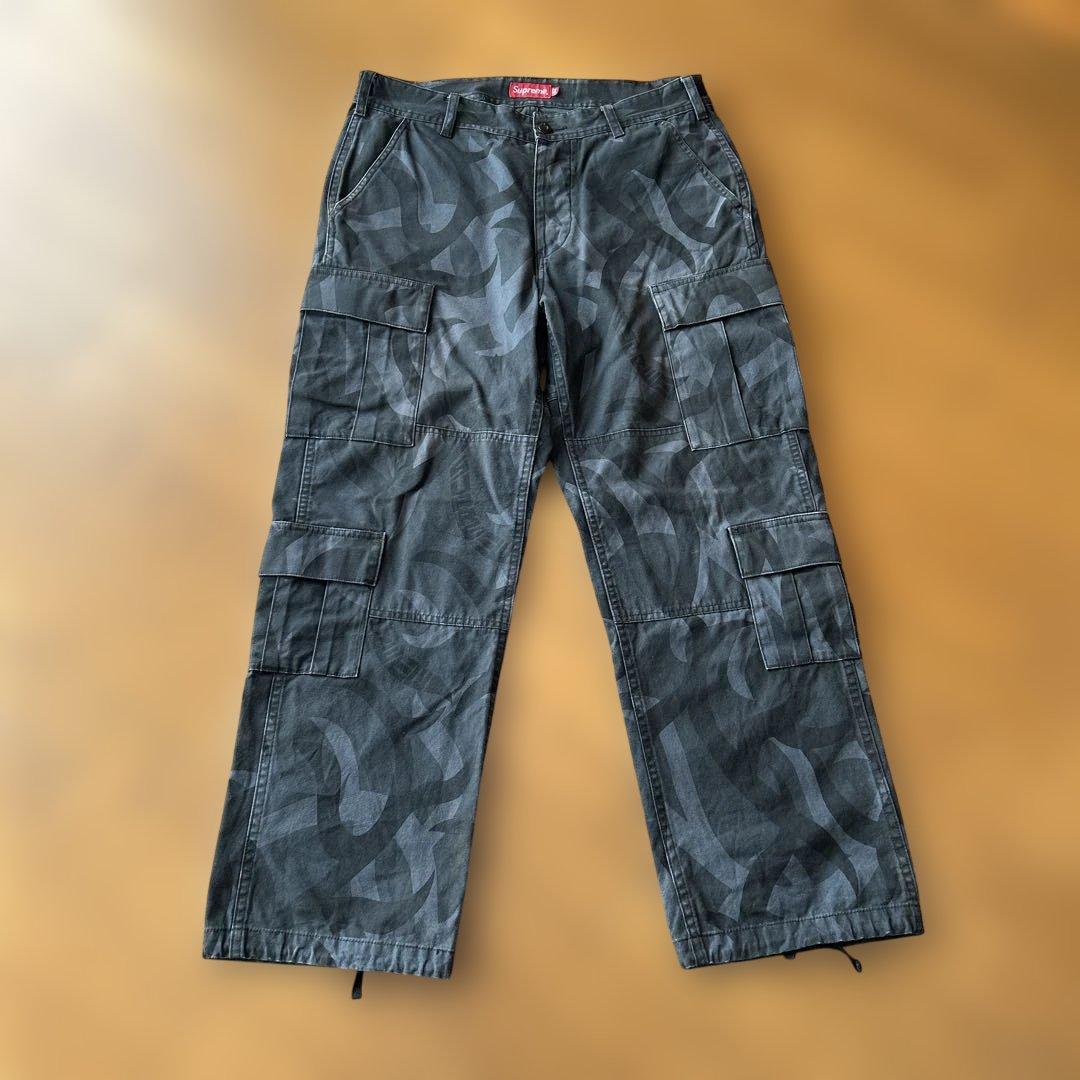 SUPREME ✴︎ トライバイカモCARGO PANTS 32
