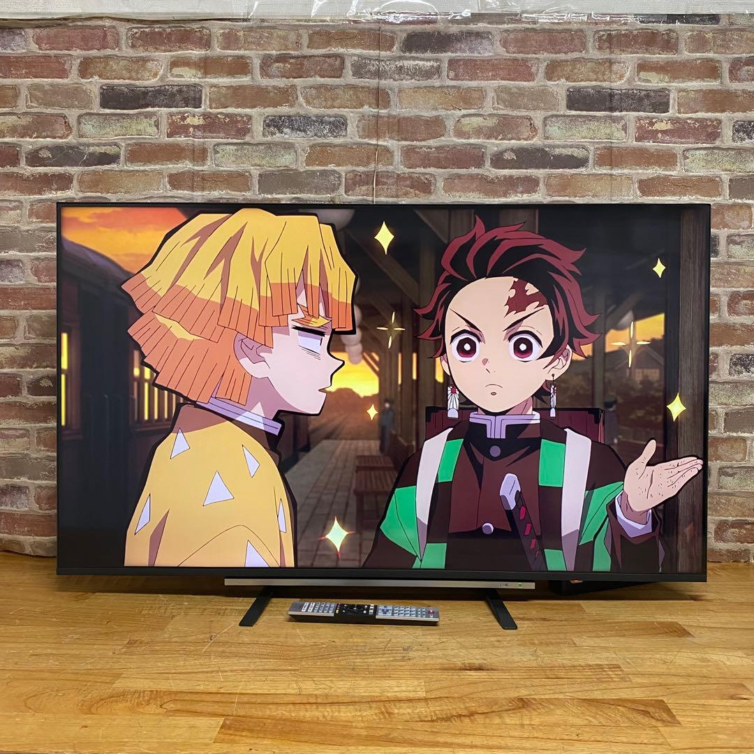 東芝 50V型 4Kチューナー内蔵 液晶テレビ レグザ 50M530X W録画○