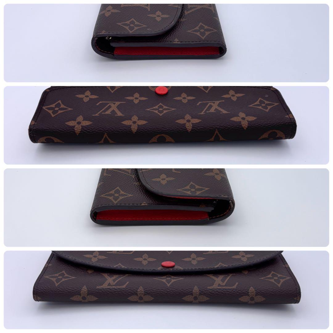 ルイヴィトン モノグラム ポルトフォイユ エミリー オレンジ　長財布　正規品