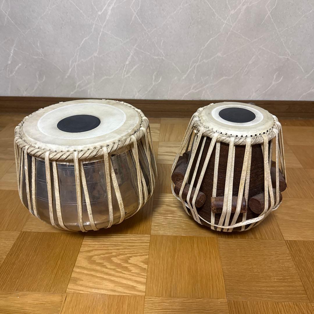 タブラ 大小セット インドの民族楽器