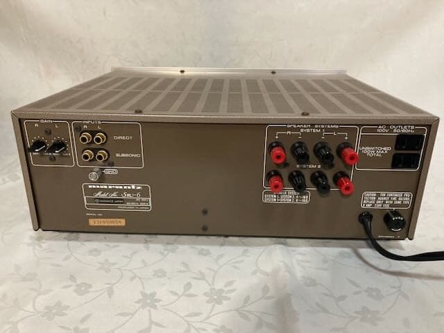 MARANTZ ESOTEC SM-6 パワーアンプ 取説付き