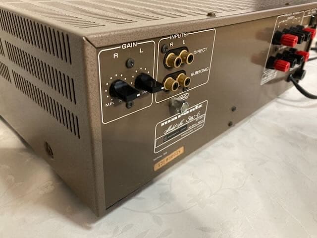 MARANTZ ESOTEC SM-6 パワーアンプ 取説付き