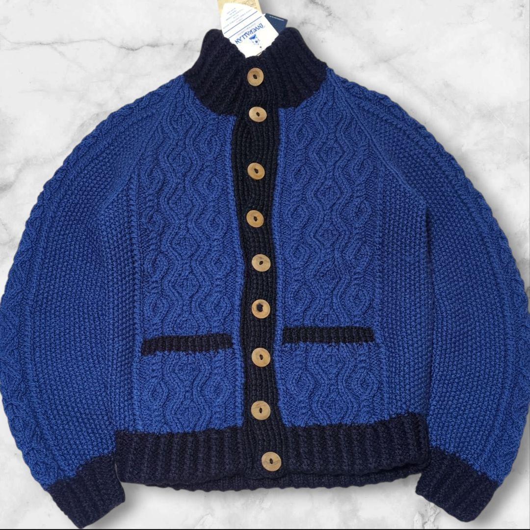 未使用品✨インバーアラン 茶タグ ニット カーディガン トゥモローランド別注