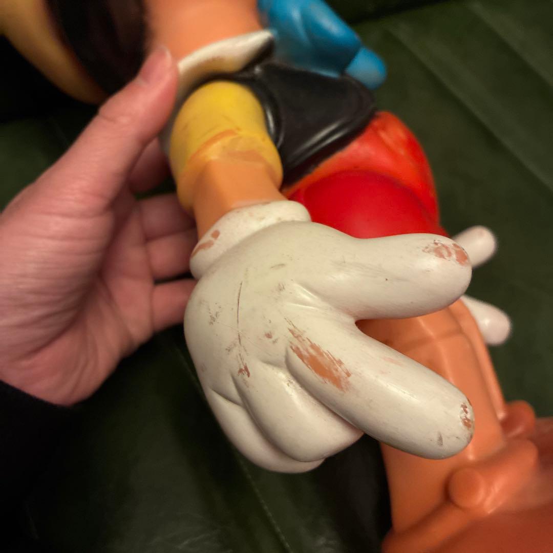 希少 ディズニー ピノキオ ラバー スクイーク ドール ソフビ ファモサ社