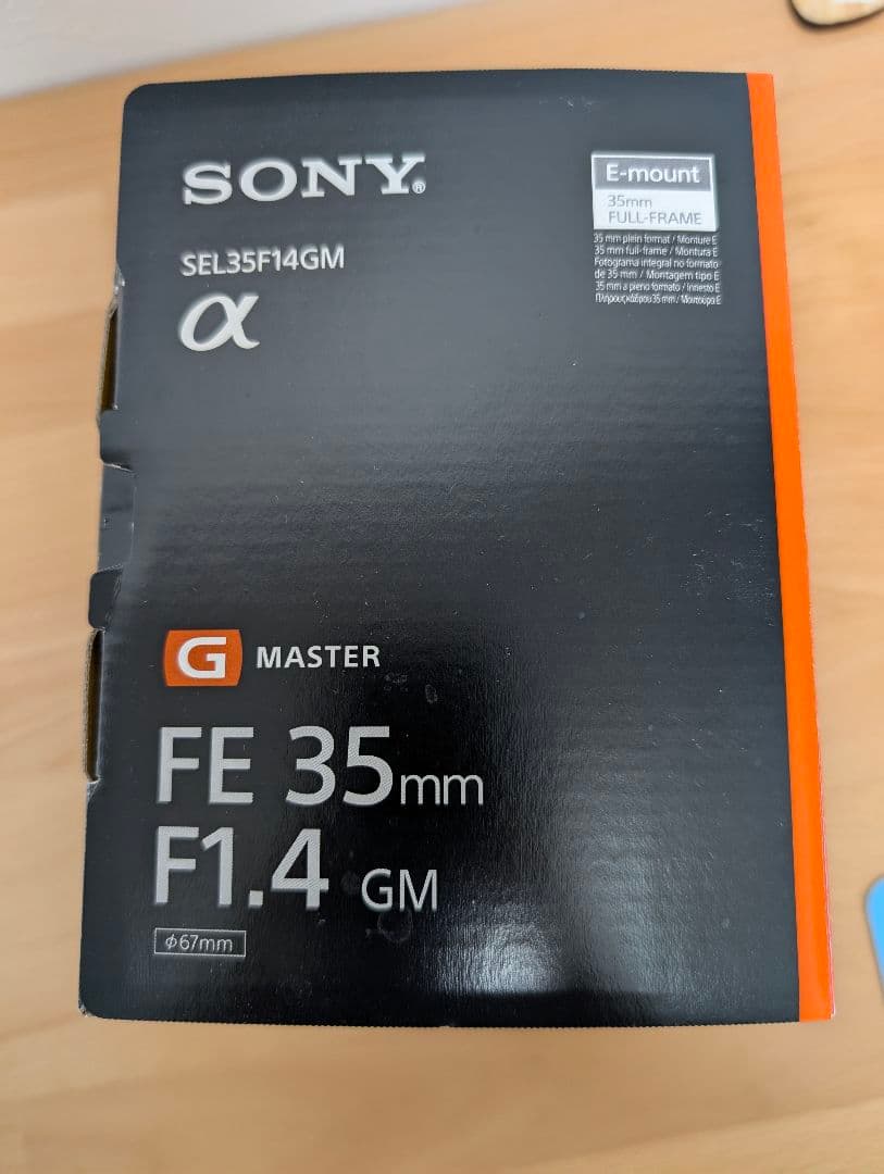 SONY SEL35F14GM 35mm F1.4 GM レンズ