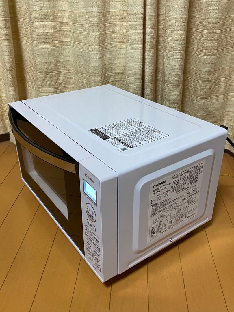 極美品TOSHIBA 電子レンジ ER-WS17 2022年製 東芝 取説付き