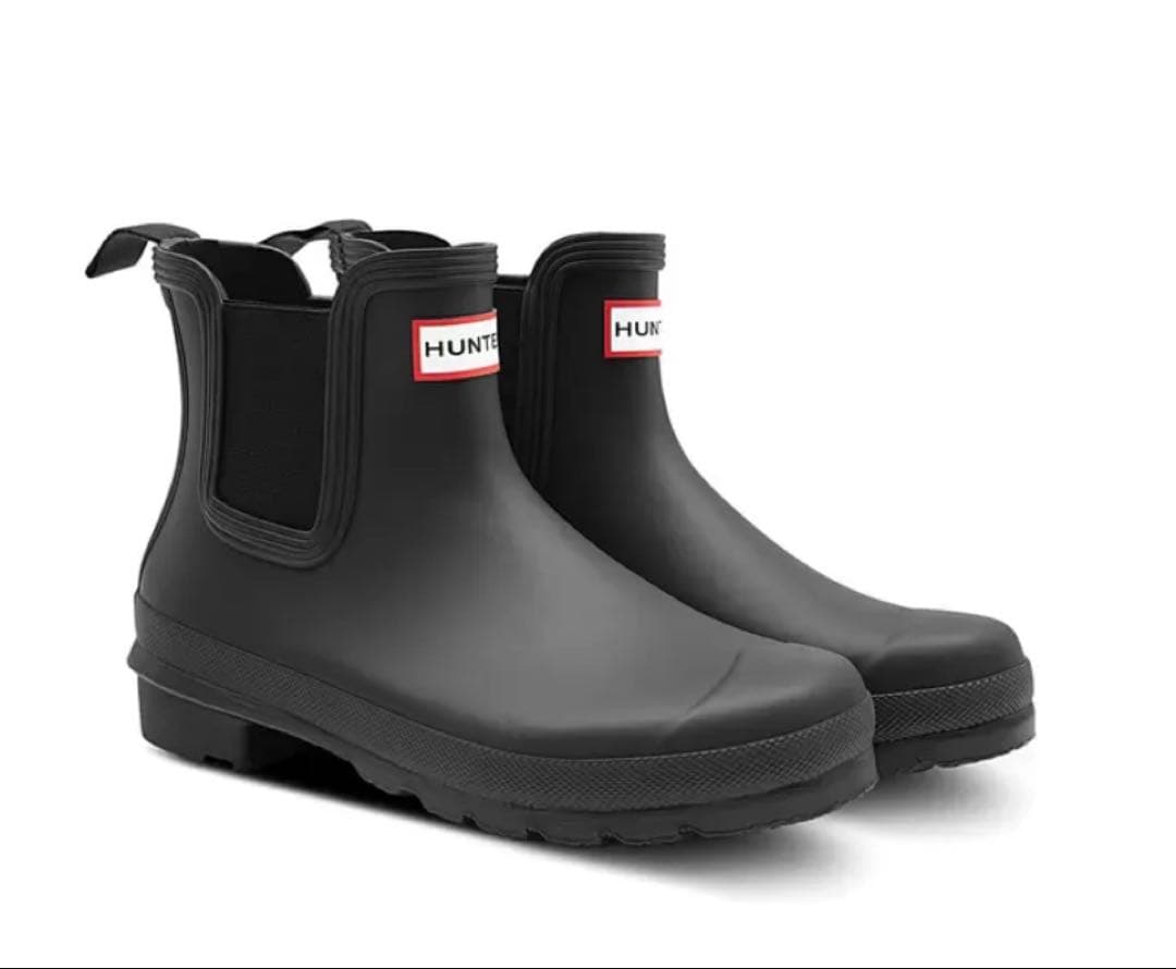 未使用⭐︎ハンター レインブーツ 25cmチェルシー ブラック