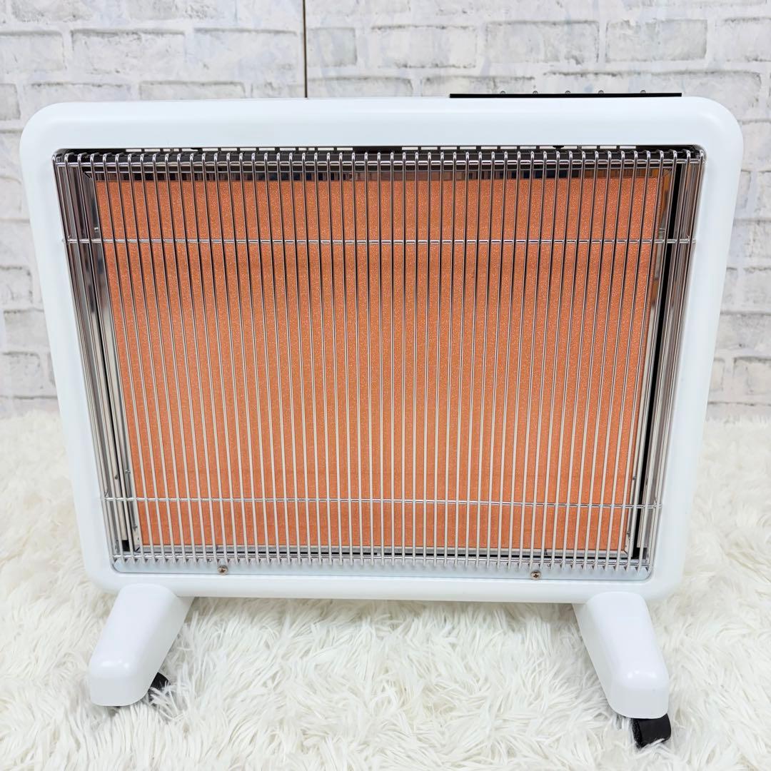 美品 サンルミエ N700L-GR ホワイト 遠赤外線ヒーター 白 暖房