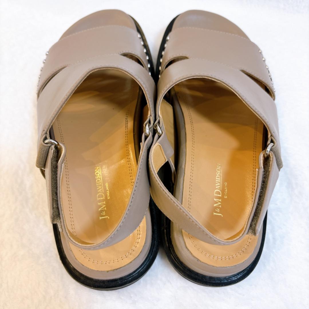 【極美品✨】Mサイズ　J&M DAVIDSON トラックソールカバードサンダル