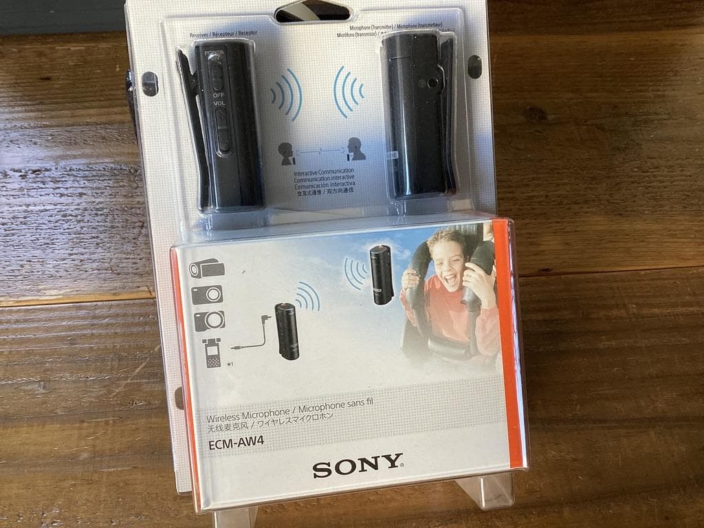★未使用/SONY/ソニー/ECM-AW4/ワイヤレスマイクロホン/付属品完備