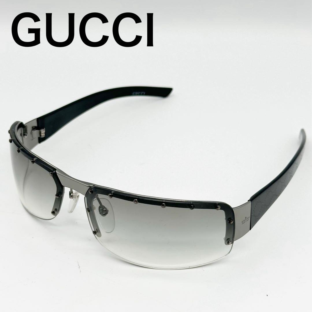 グッチ グラデーション スタッズ サングラス GG スプリーム ロゴ シマ