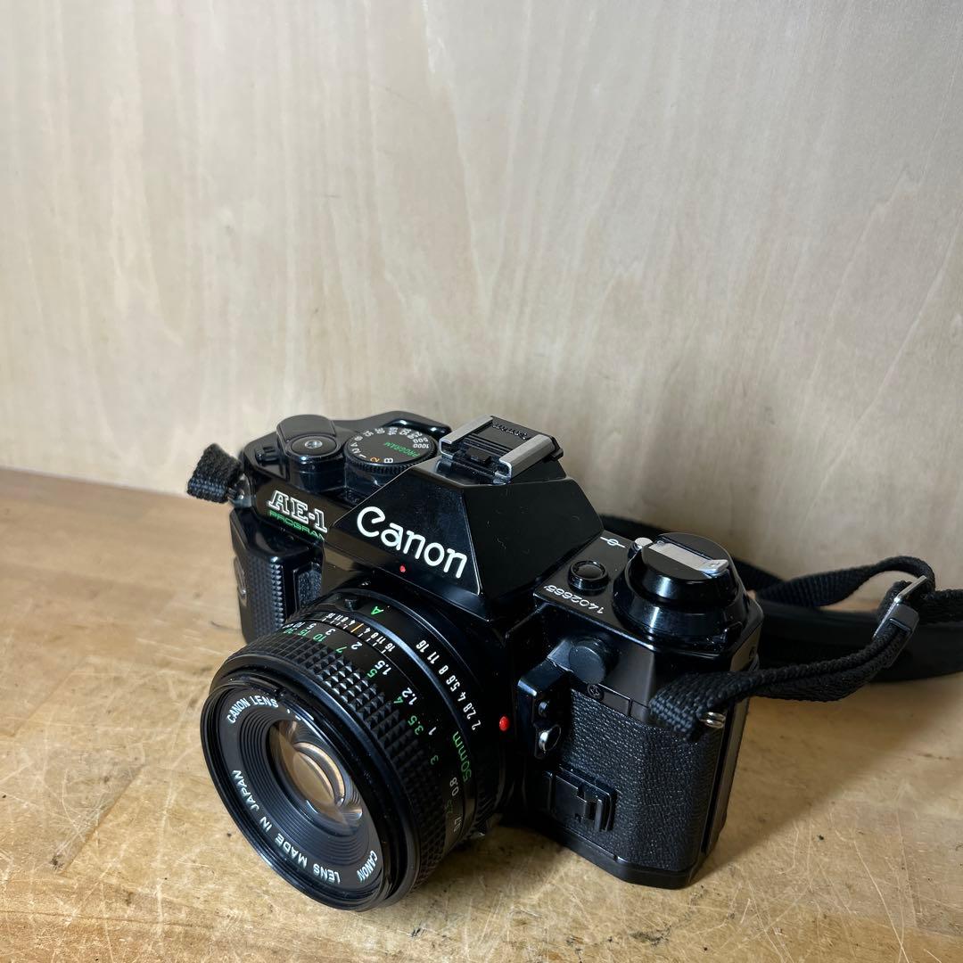Canon AE-1 P +FD 50 f2.0 電池蓋訳あり完動美品