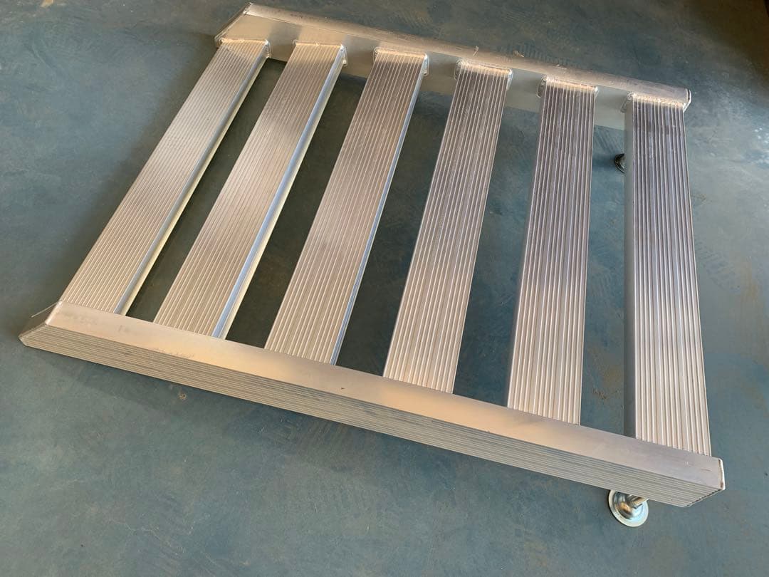 デイトナ アルミスロープワイド アジャスター付 バイクガレージ用