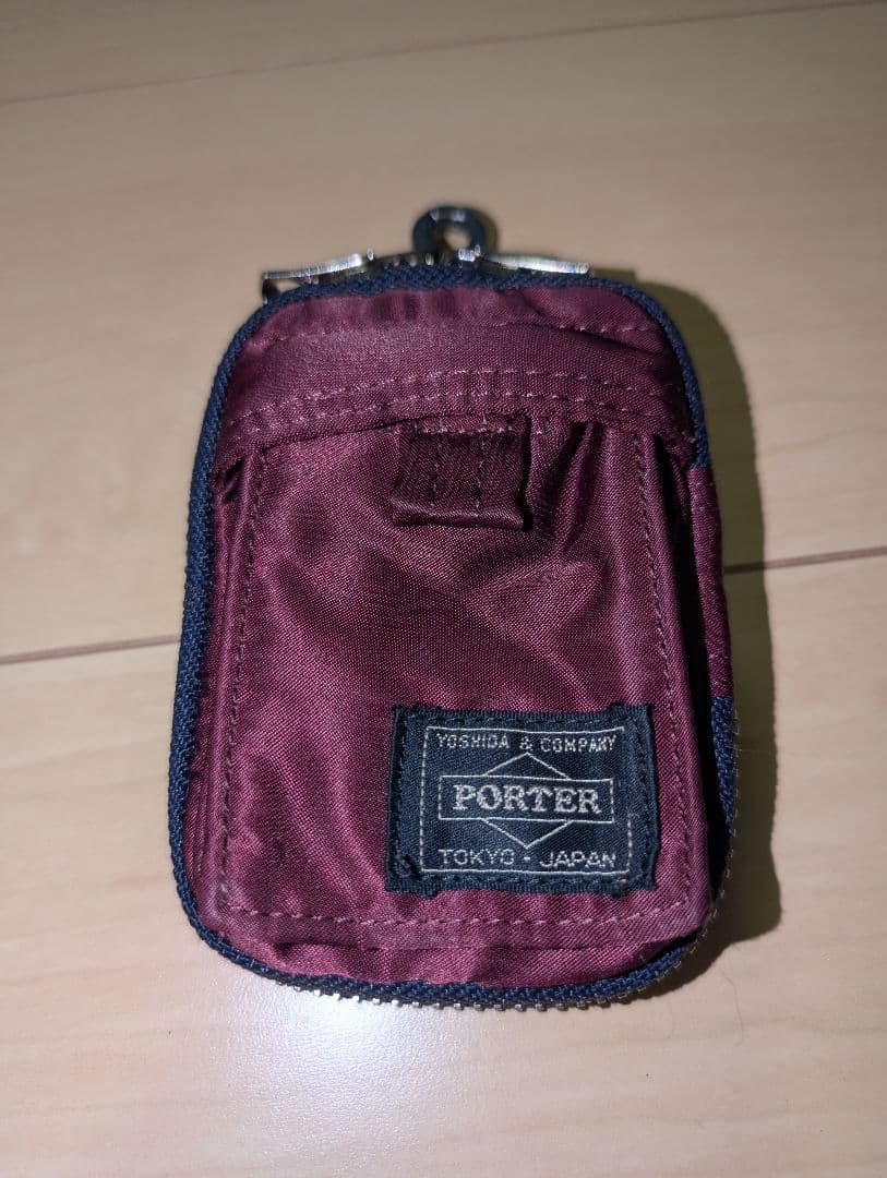 PORTER EXCHANGE バーガンディ キーケース