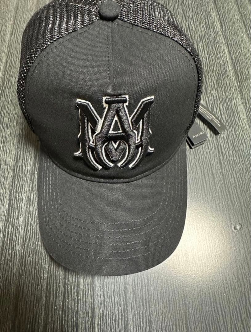 ま*ち様 AMIRI ブラック メッシュキャップ