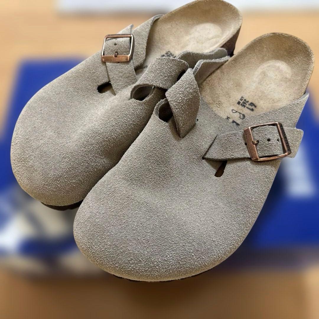 ビルケンシュトック ボストン トープ 41 26.5cm スエード　レギュラー