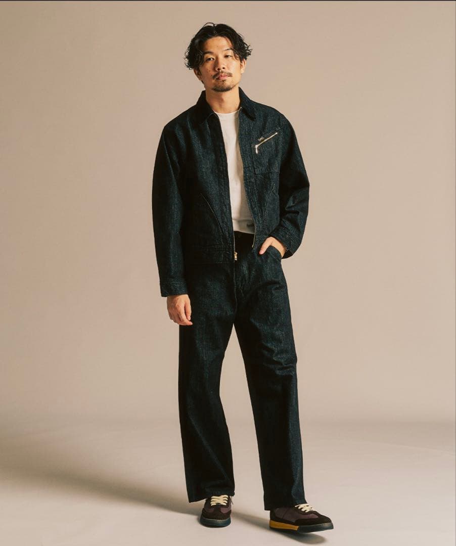 新品同様【Lee / リー】417別注 91-B ジップブルゾン　XL ブラック