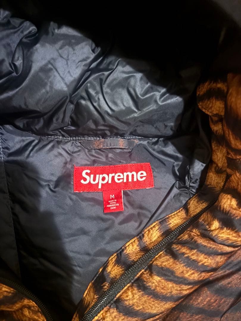 Supreme 虎柄 ダウンジャケット Mサイズ