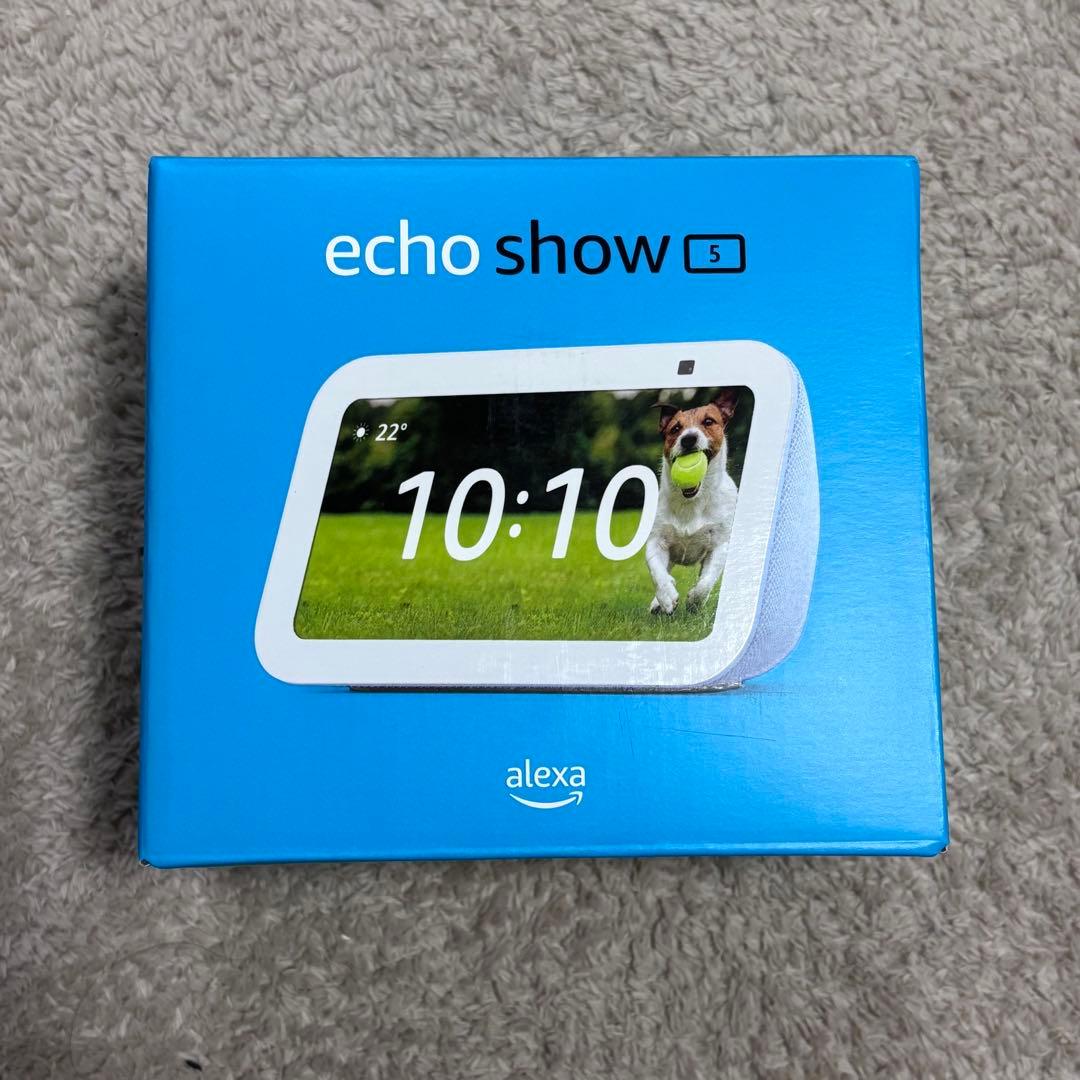 【新品・未使用】Amazon EchoShow 5第3世代　クラウドブルー