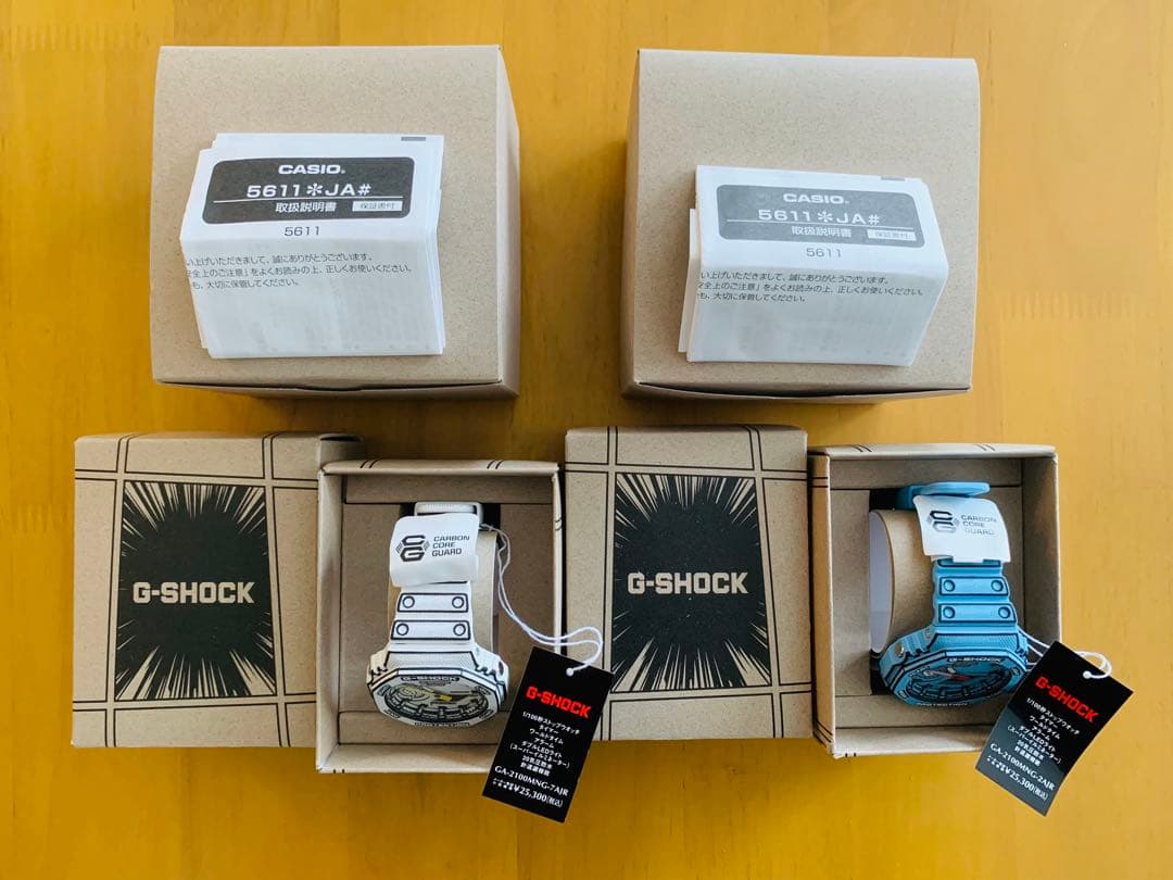 ⭐︎新品未使用⭐︎箱タグ付 G-SHOCK2点セットMANGA★漫画カシオーク