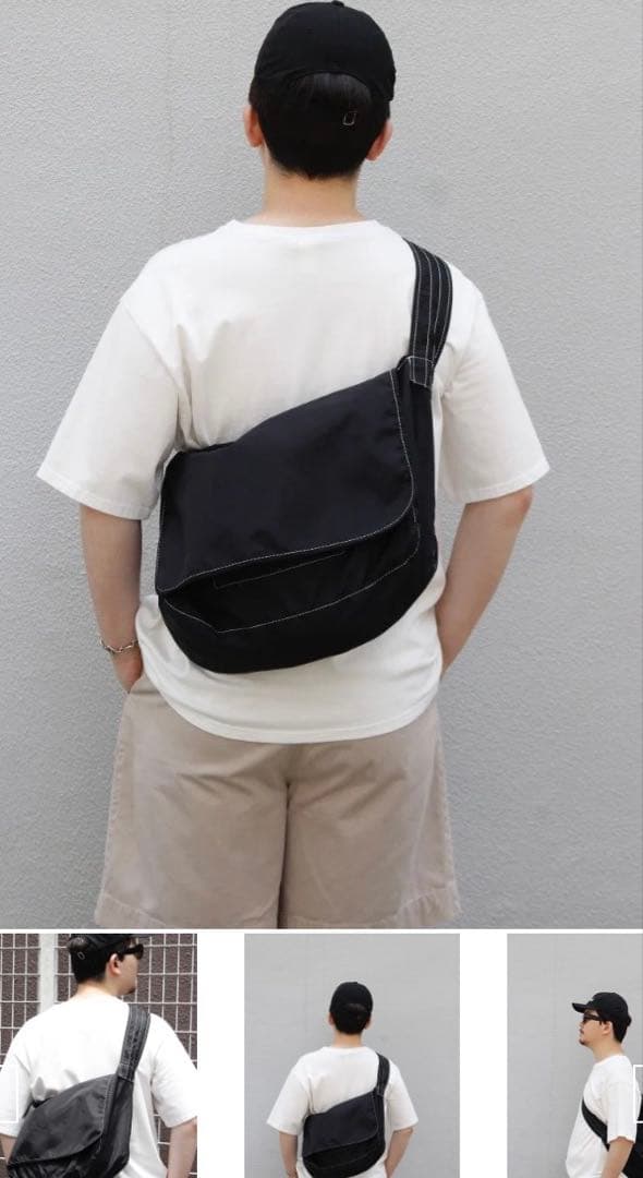 SMOKE T ONE ナイロン ニュースペーパーバッグ