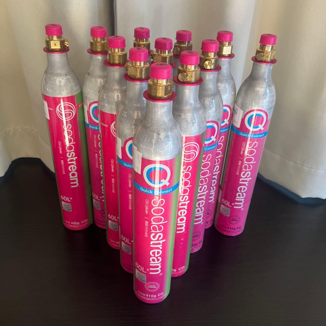 ソーダストリーム　SodaStream 炭酸ガスボンベ空 12本　ガスシリンダー