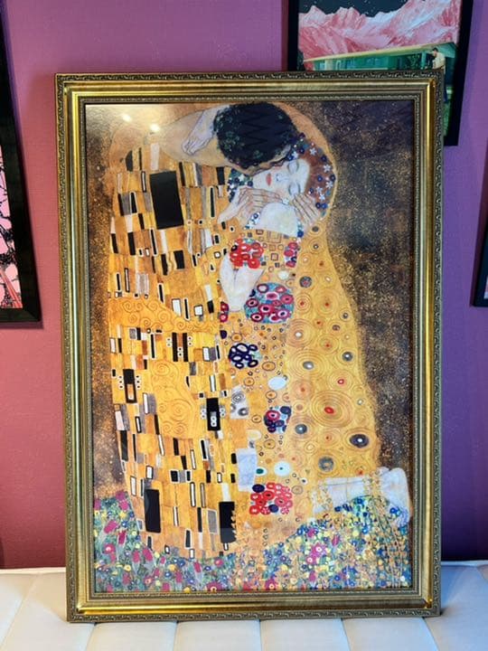 最終値下げ　絵画　クリムト　接吻