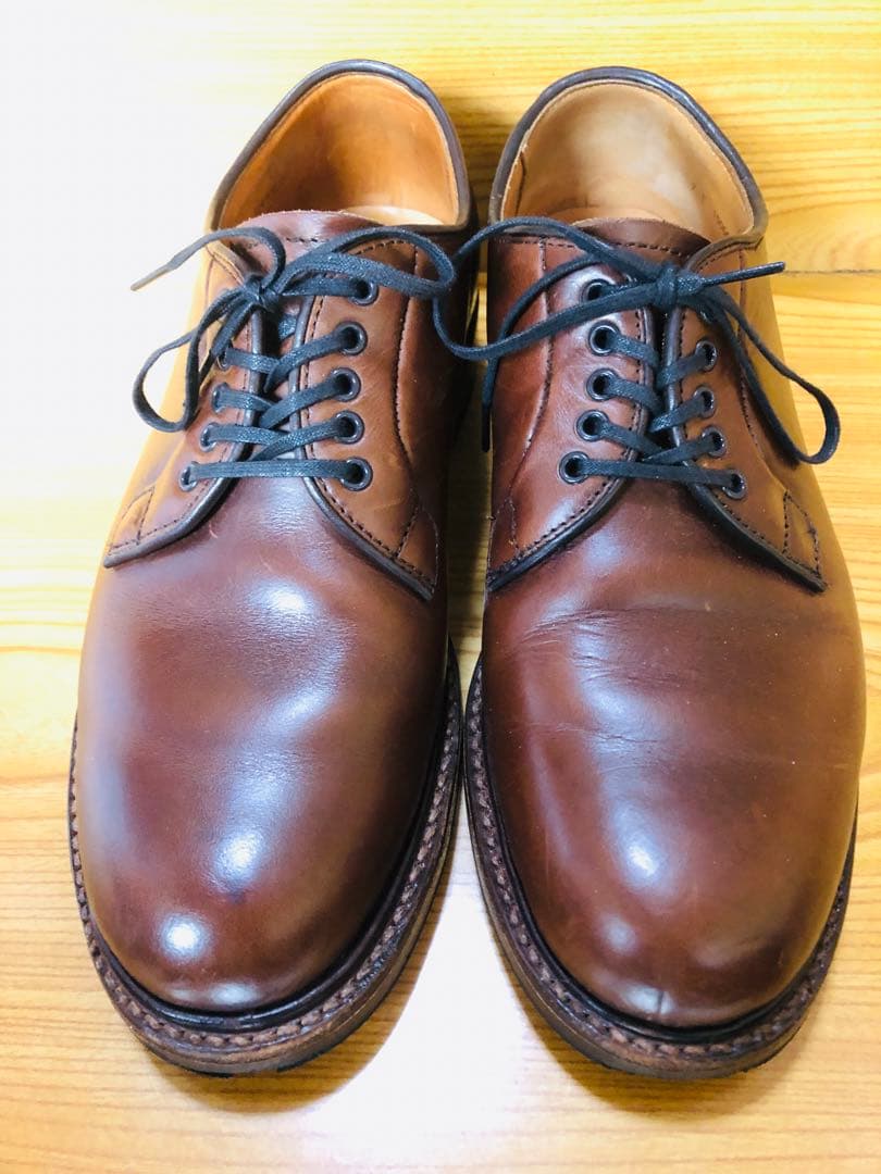 WHEEL ROBE ブラウンレザードレスシューズ