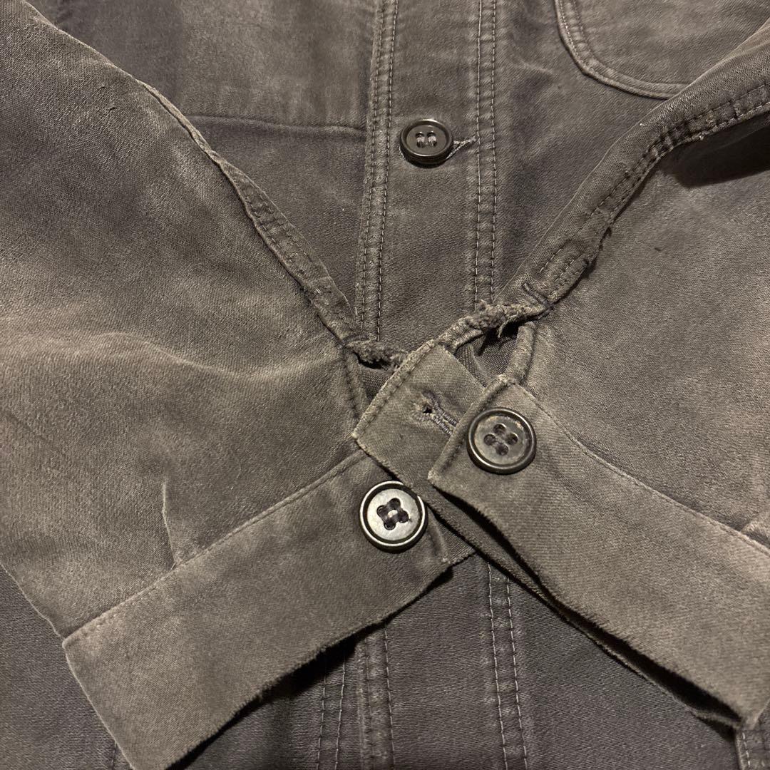 希少40s ADOLPHE LAFONT vポケ　ブラックモールスキンフレンチ