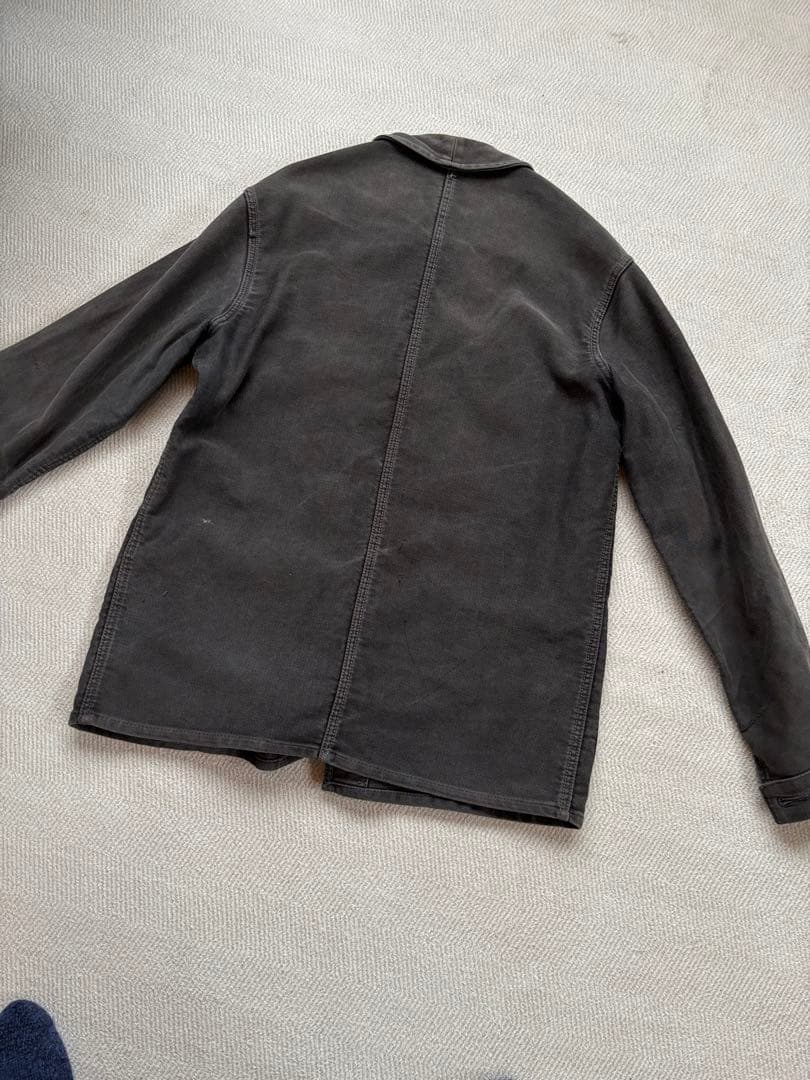 希少40s ADOLPHE LAFONT vポケ　ブラックモールスキンフレンチ