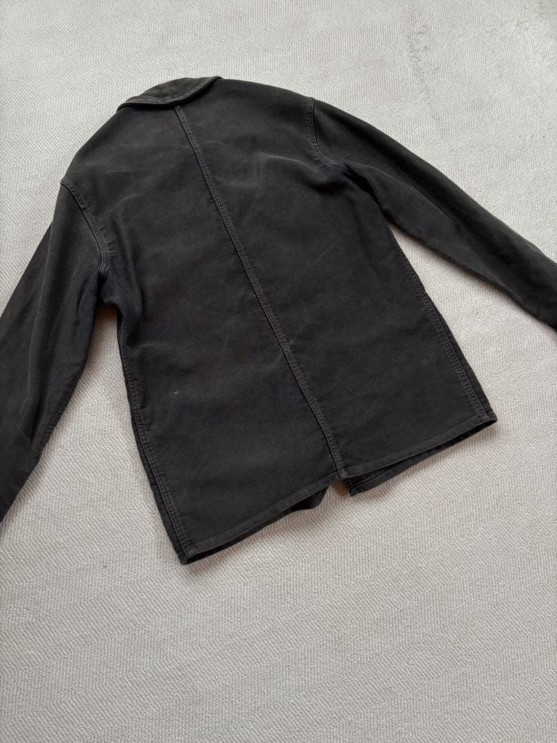 希少40s ADOLPHE LAFONT vポケ　ブラックモールスキンフレンチ