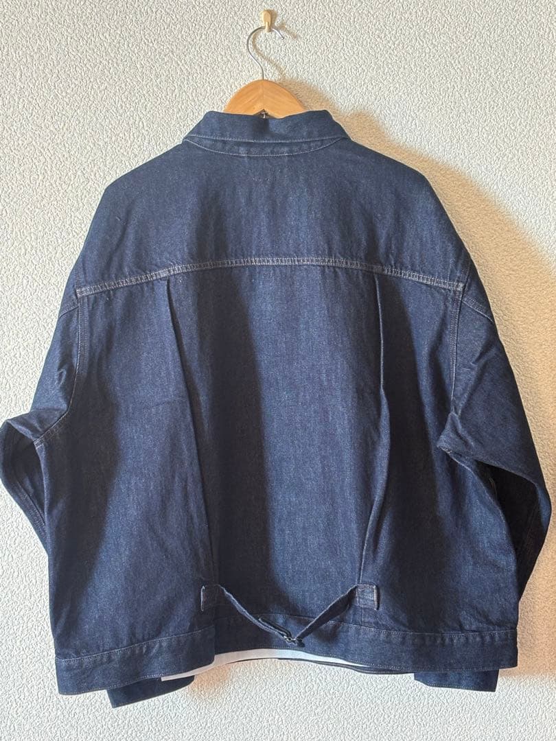 【貴重】 ユニクロ デニムトラッカージャケット 68BLUE 4xl