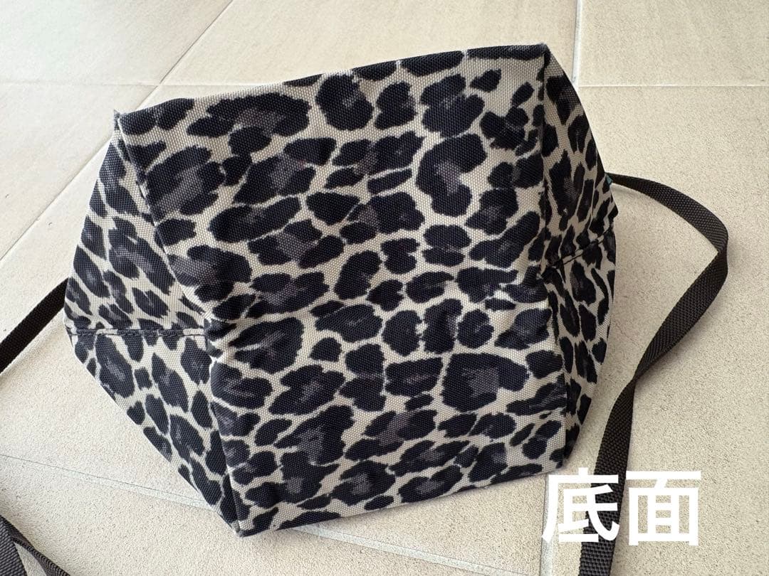 エルベシャプリエ 2885F ナイロン舟型ショルダーバッグS パンサーブラン