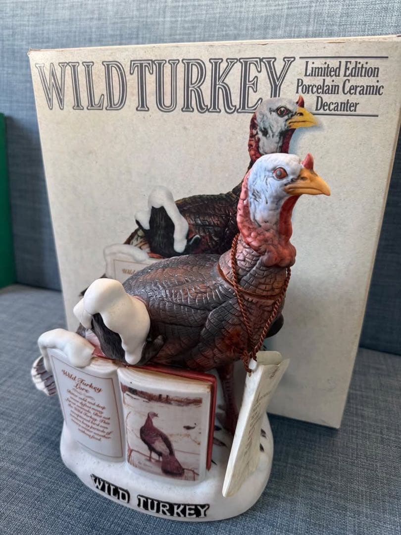 Q10099 希少! WILD TURKEY ワイルドターキー 七面鳥 陶器