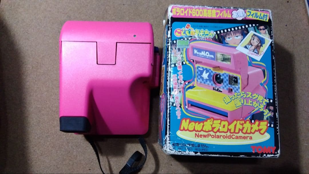 TOMY Newポラロイドカメラ ピンク