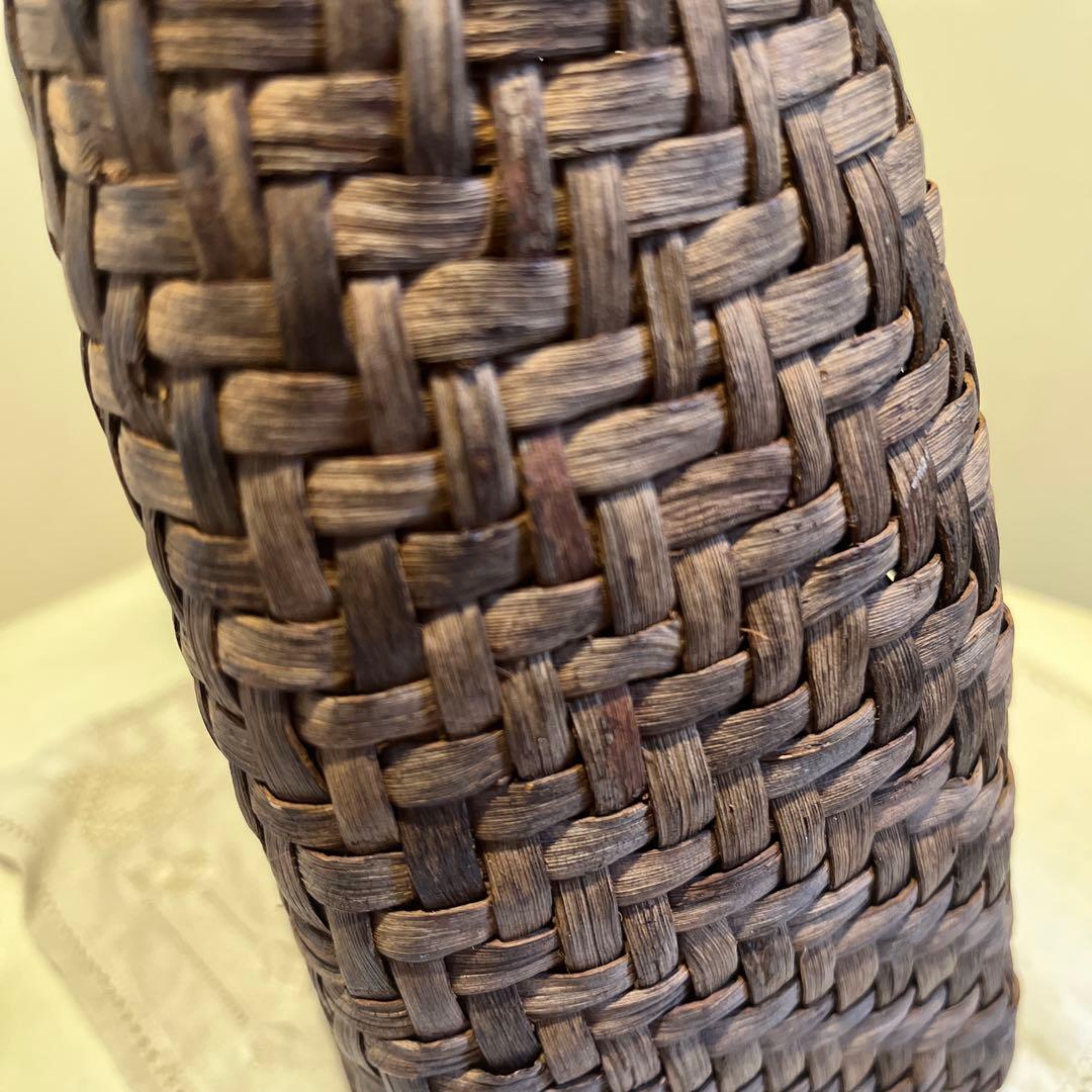 山葡萄　かご　バッグ　網代編み