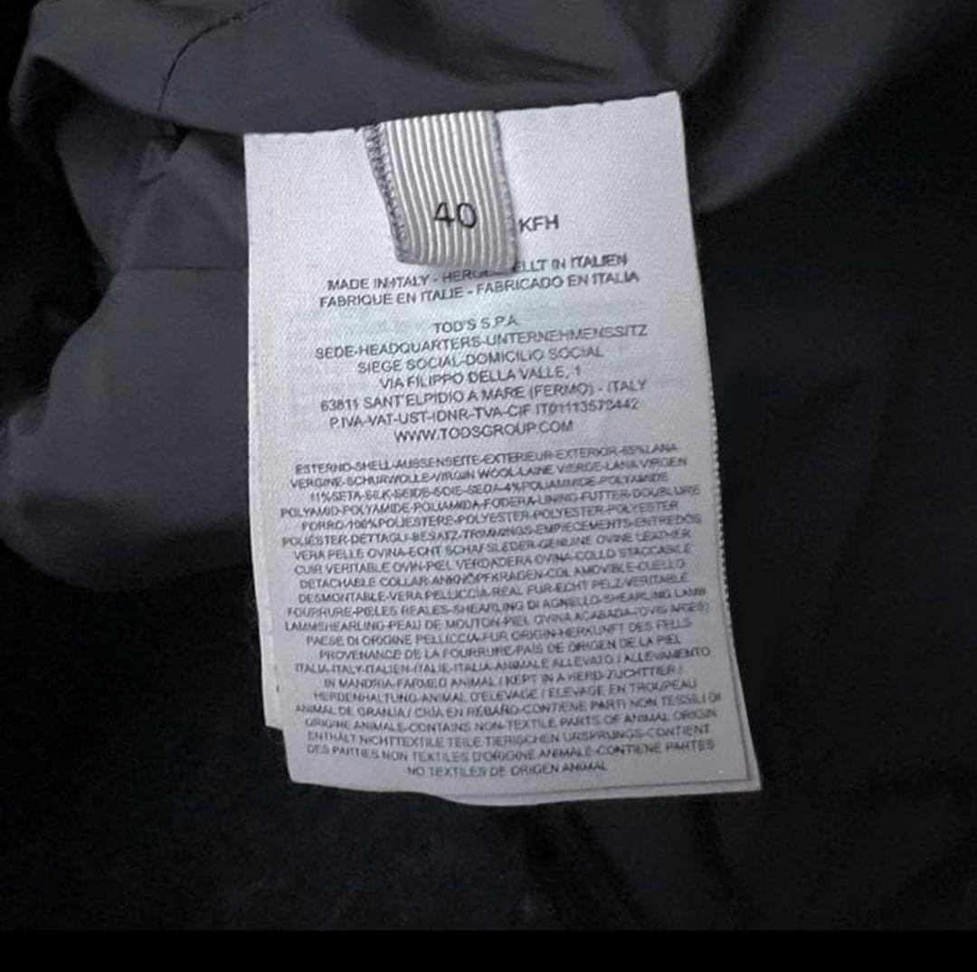 トッズ　　コート　　美品
