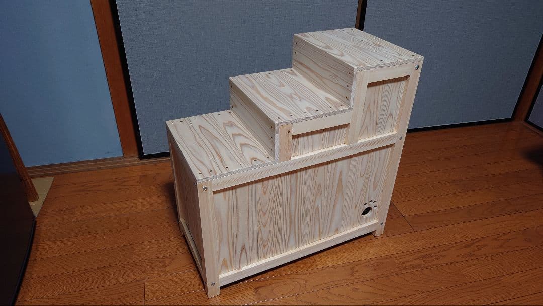 ㉚★アンジぇ★キャットハウス★階段タイプ★ハンドメイド★猫★猫小屋