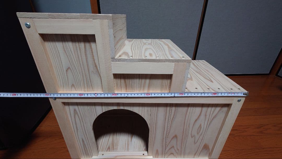 ㉚★アンジぇ★キャットハウス★階段タイプ★ハンドメイド★猫★猫小屋