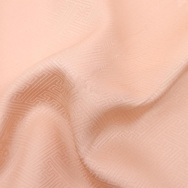 訪問着＊袷着物 長尺 トールサイズ 霞に四季花 略礼装 ピンク 正絹 1HM5