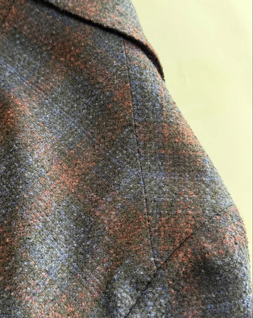 【美品】TAGLIATORE チェック柄ジャケット 46(M相当) イタリア製