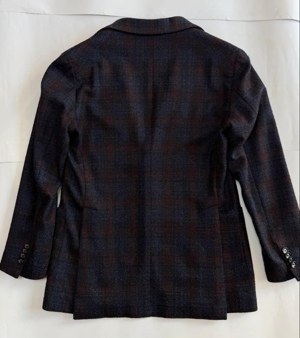 【美品】TAGLIATORE チェック柄ジャケット 46(M相当) イタリア製