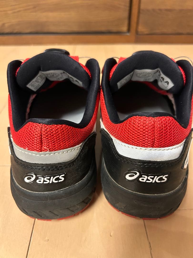 【phanluyen】ASICS BOAシステム レッド安全靴24.5cm