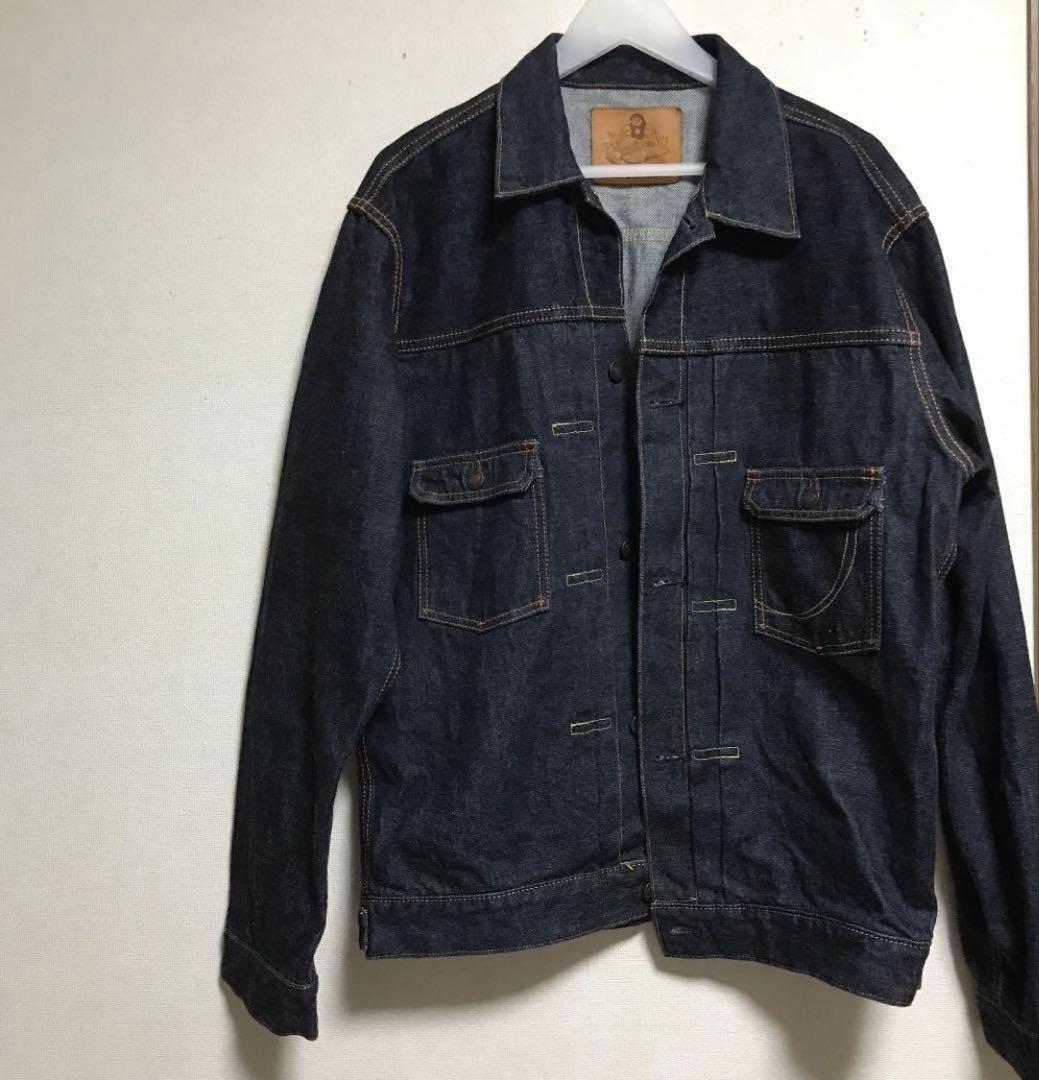 美品　サイズ44 デニムジャケット 桃太郎ジーンズ　銅丹　廃盤
