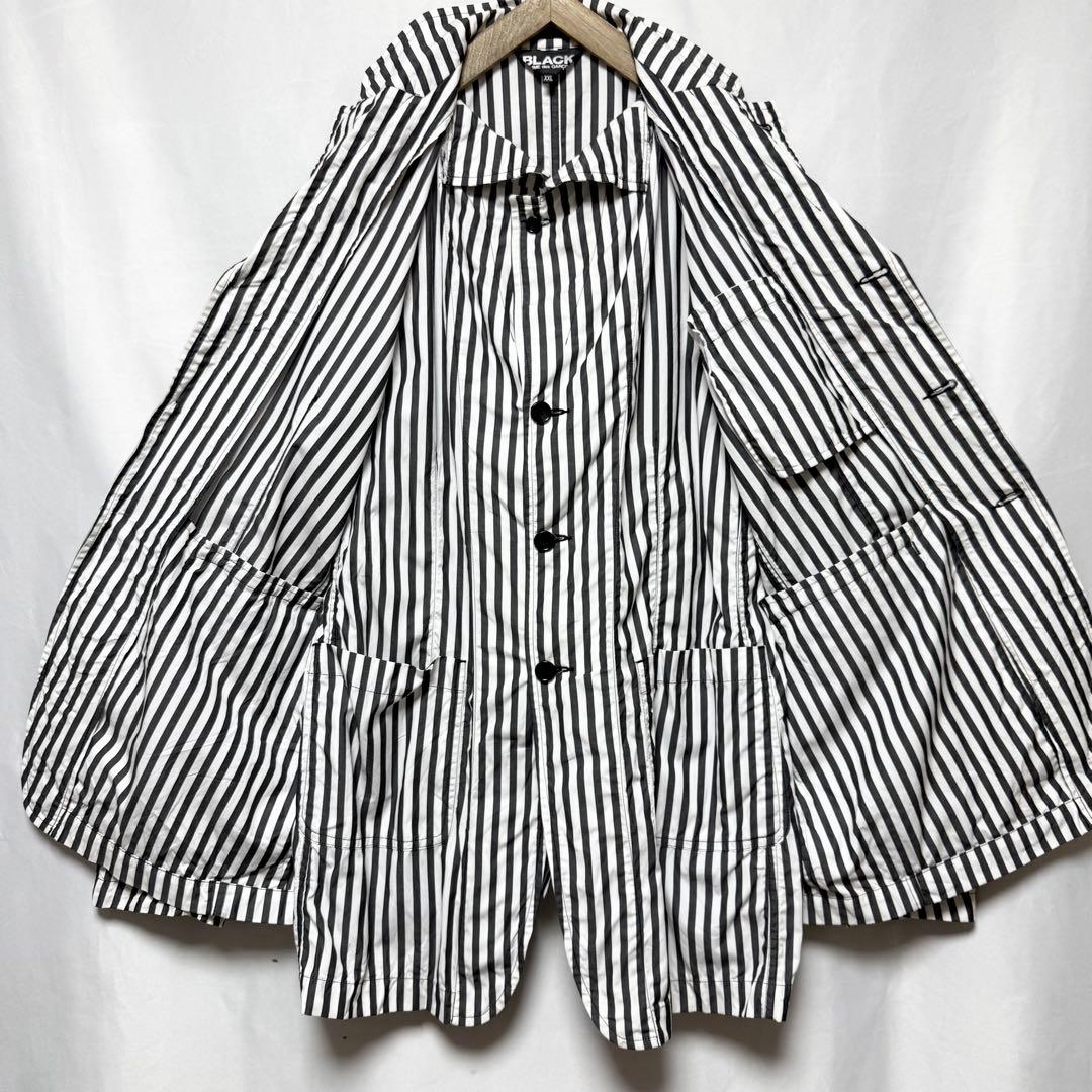 ⚫︎XXLサイズ！BLACK COMMEdesGARCONS レイヤードジャケット