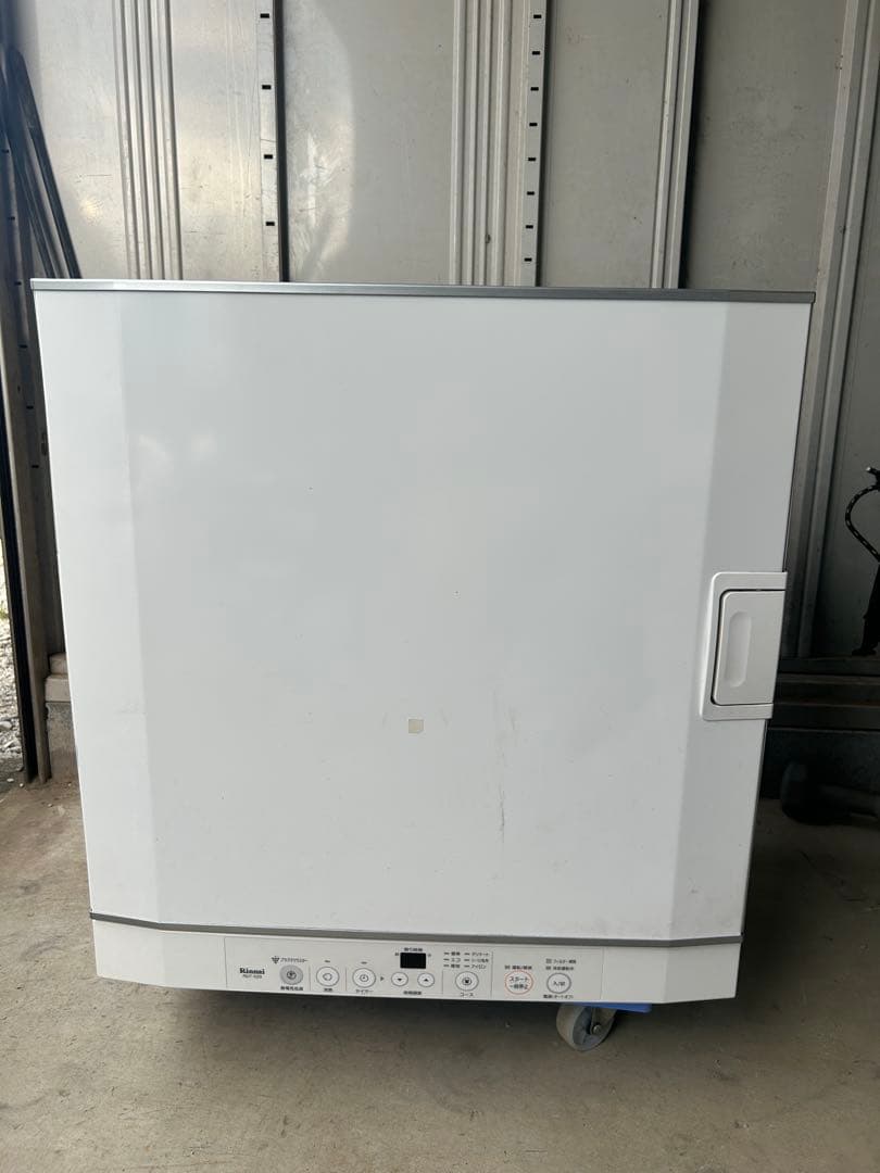 Rinnai　リンナイ　ガス衣類乾燥機　乾太く 清掃済み　ホワイト　即購入OK②
