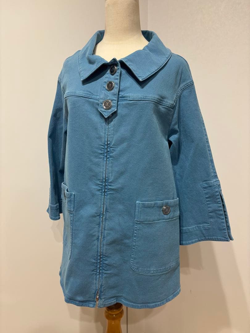 CHANEL デニムジャケット　未使用品　ロング