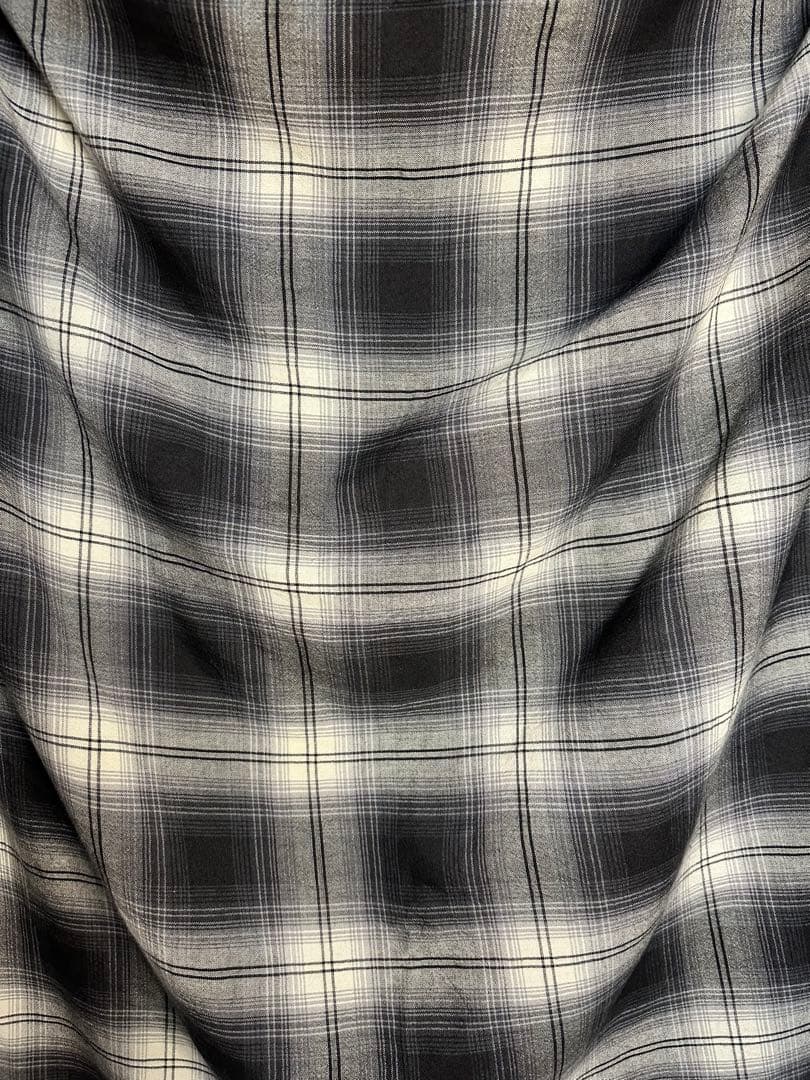 k*l様 ナンバーナイン オンブレチェック 巻きストール ウエスタン アフガン