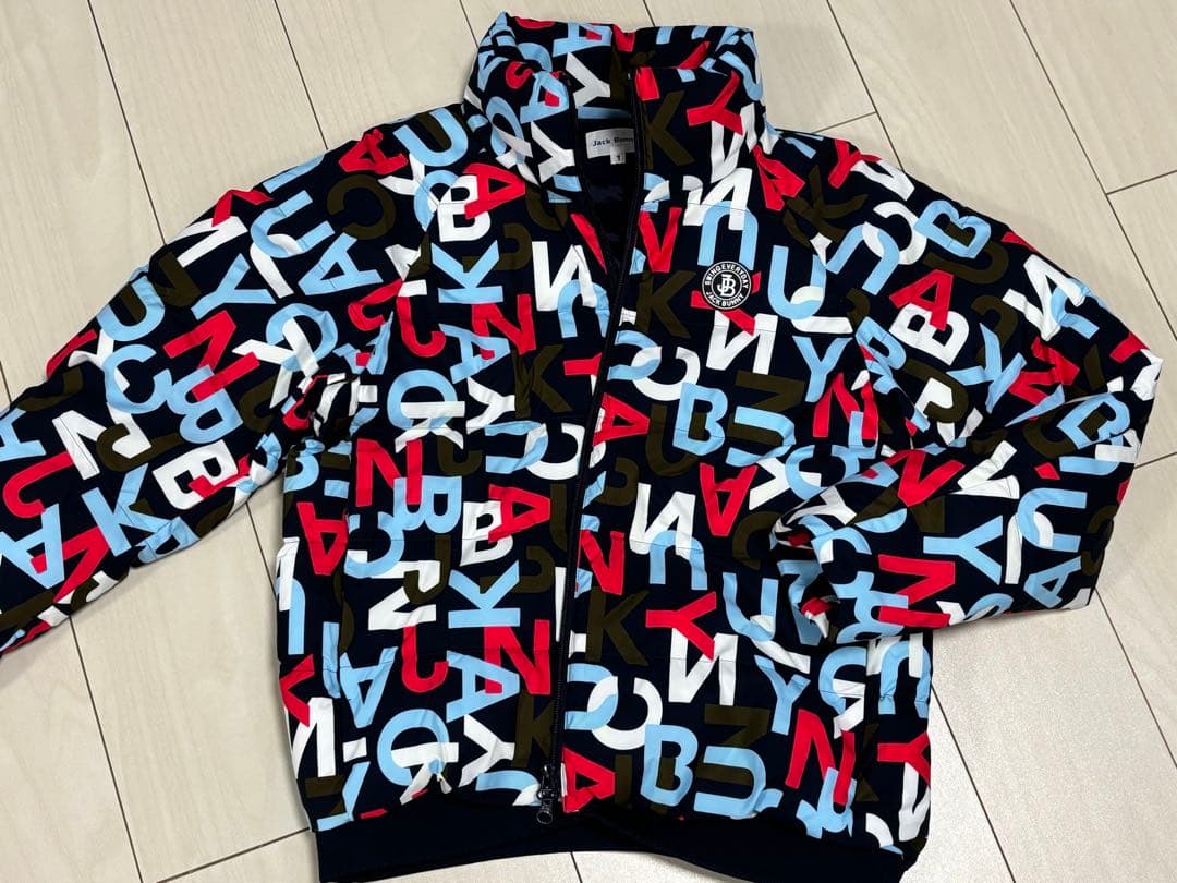 Jack Bunnyカラフルアルファベット柄ジャケット