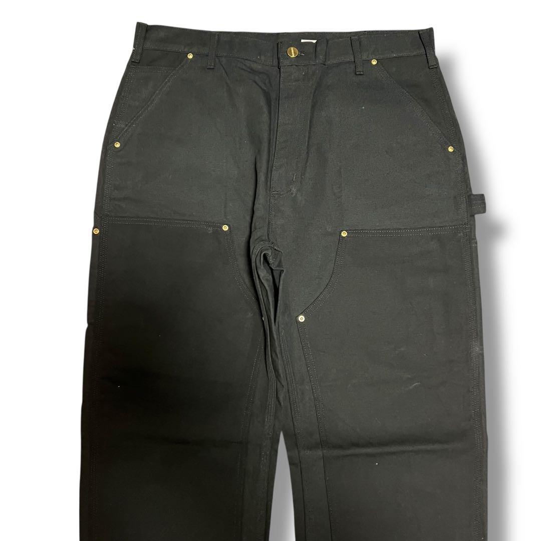 USA製carhartt デッドストック黒カーハート ダブルニーペインターパンツ